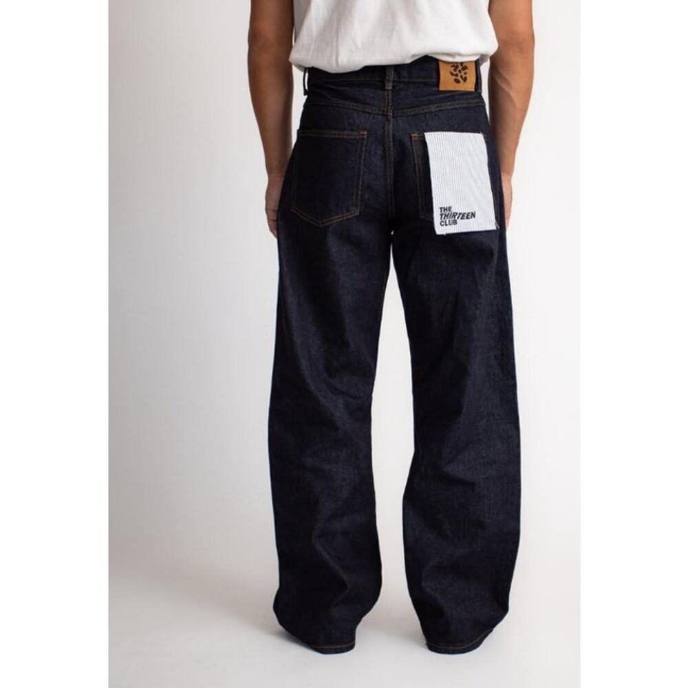 The Thirteen Club Souvenir Jeans / raw indigo wash  SOLD OUT